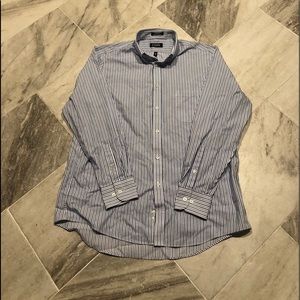 Chaps stripped dress shirt. 16.5 34/35
